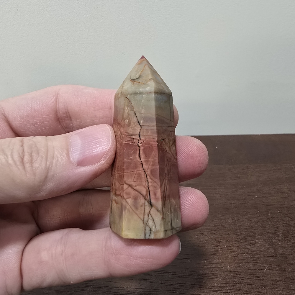 Red Creek Jasper Crystal Tower #D - Picture 1 of 5